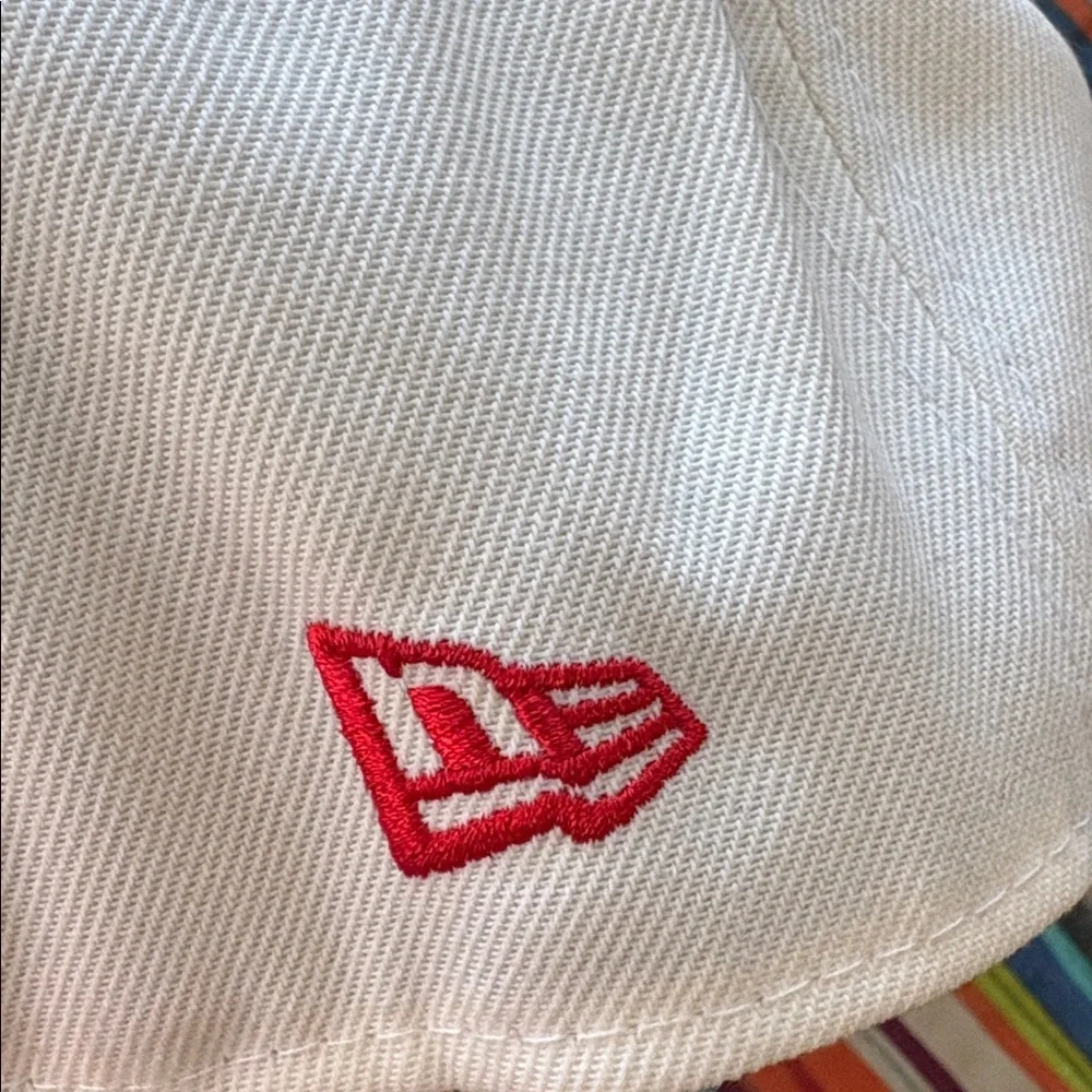 New Era White and Red Los Angeles Angels 9FORTY Cap adjustable new tags all star - Picture 7 of 14